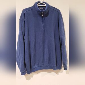 PGA Tour blue long sleeved 1/4 zip pullover sweater XL